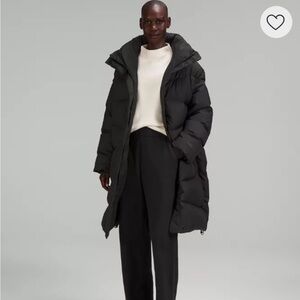 Lululemon Long Oversized Down Jacket Convertible to Vest